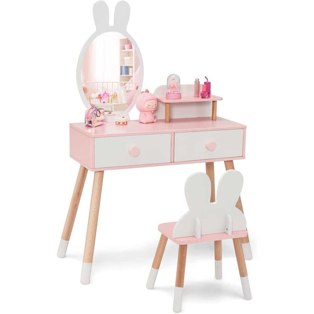 Beauty Makeup Kids - EY Kids Vanity, Set Tavolo e