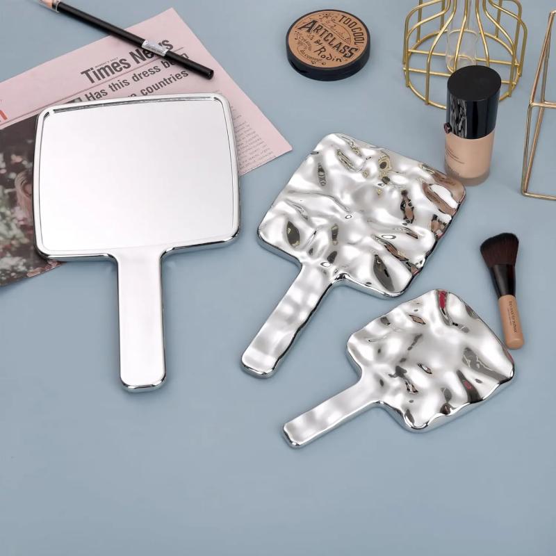 Beauty Makeup Hd - Specchio per Trucco Vintage con Manico,