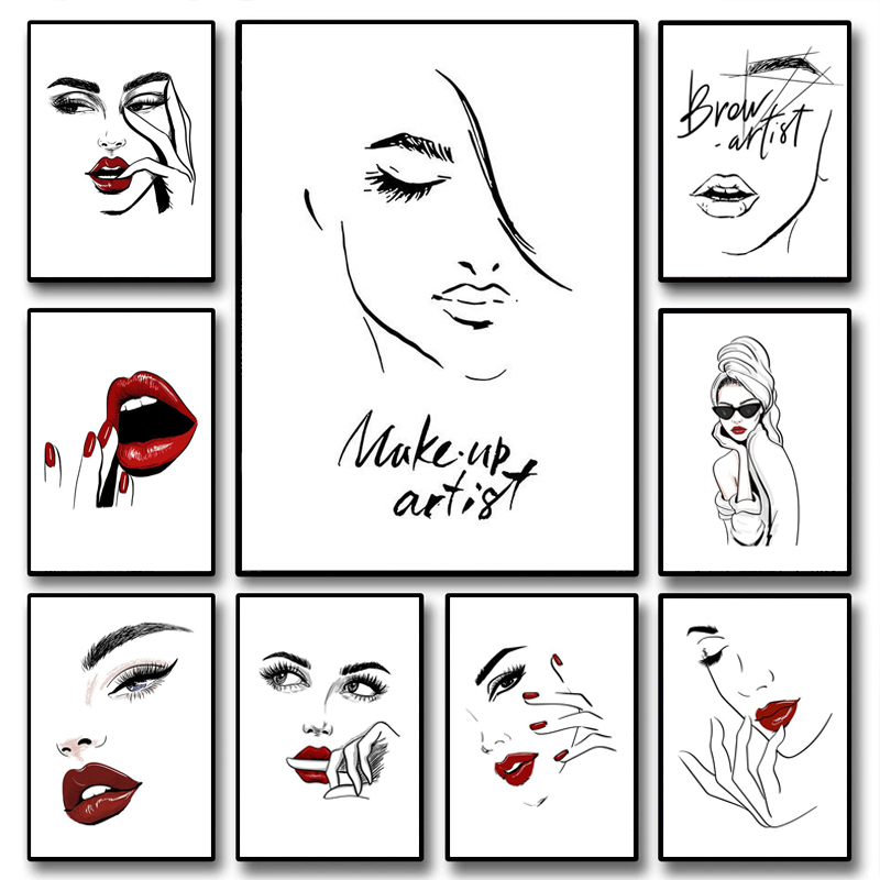 Poster di Moda e Trucco, Arte  - Beauty Makeup Hd recensione e prezzo