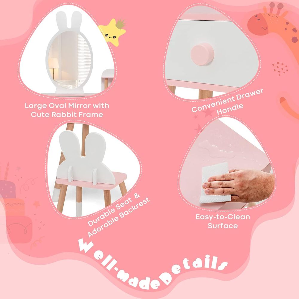 EY Kids Vanity, Set Tavolo e S - Beauty Makeup Kids recensione e prezzo